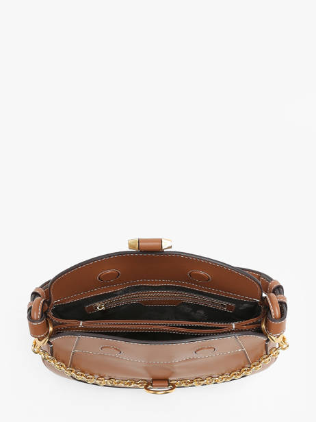 Cross Body Tas Pia Leder Le tanneur Bruin pia TPIA1200 ander zicht 3