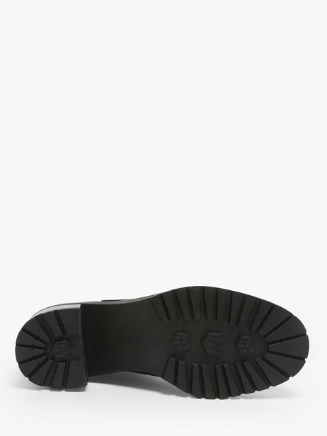 Enkellaarsjes Met Hak Uit Leder Tommy hilfiger Zwart women 8429BDS ander zicht 5