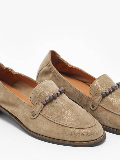 Mocassins Ides Uit Leder Mam'zelle Goud accessoires CSIUV24 ander zicht 3