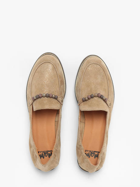 Mocassins Ides Uit Leder Mam'zelle Goud accessoires CSIUV24 ander zicht 4