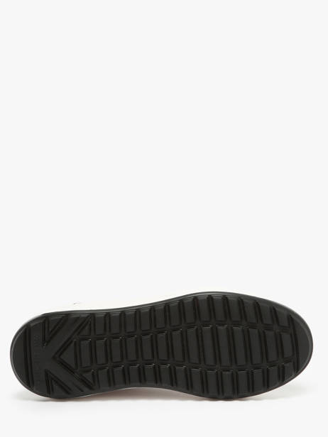 Sneakers Kapri Maison Uit Leder Karl lagerfeld Wit men KL57538 ander zicht 4