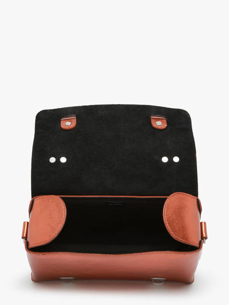 Cross Body Tas L'artisan Ginger Leder Paul marius Bruin ginger ARTISGIN ander zicht 3