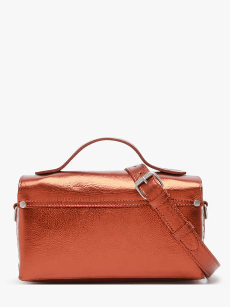 Cross Body Tas L'artisan Ginger Leder Paul marius Bruin ginger ARTISGIN ander zicht 4