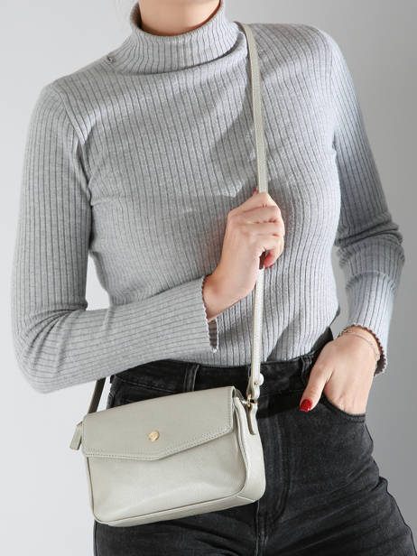 Cross Body Tas Luna Leder Hexagona Zilver luna 6820083 ander zicht 1