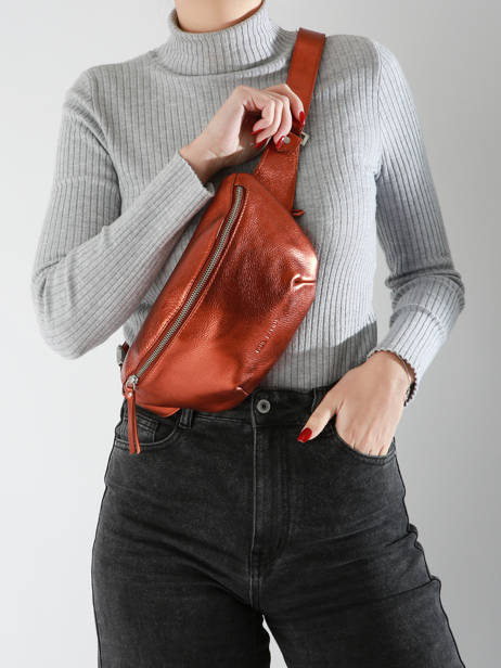 Heuptasje La Banane Ginger Leder Paul marius Bruin ginger BANANGIN ander zicht 1