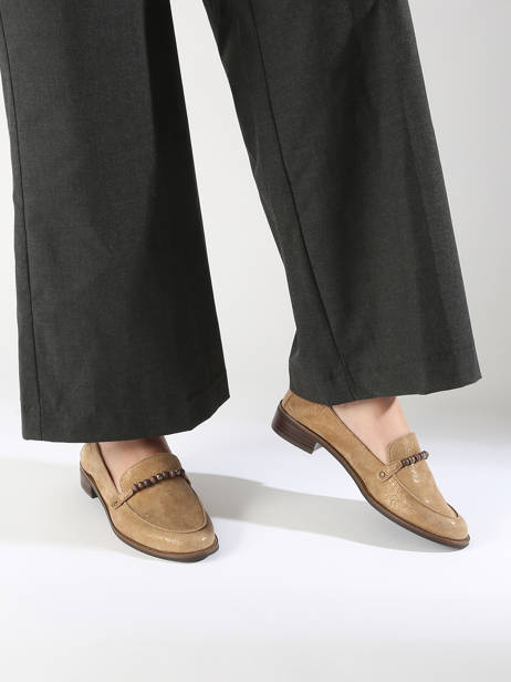 Mocassins Ides Uit Leder Mam'zelle Goud accessoires CSIUV24 ander zicht 1