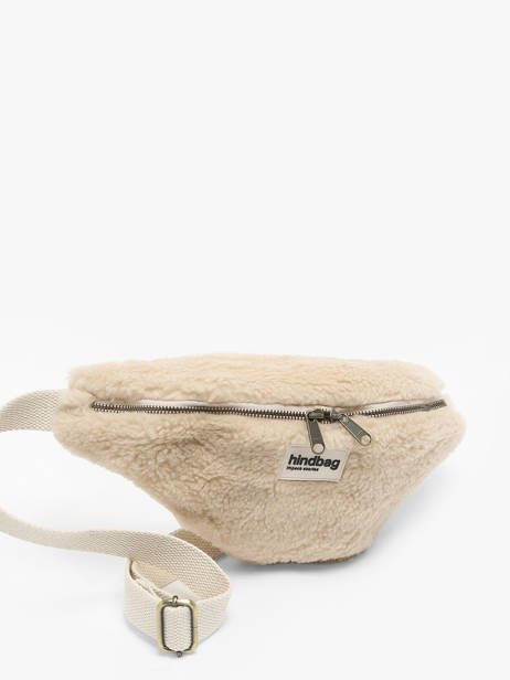 Heuptasje Hindbag Beige fourrure F ander zicht 2
