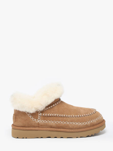 Boots Classic Ultra Mini Alpine Uit Leder Ugg Bruin women 1158224