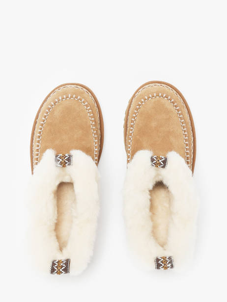 Boots Classic Ultra Mini Alpine Uit Leder Ugg Bruin women 1158224 ander zicht 4