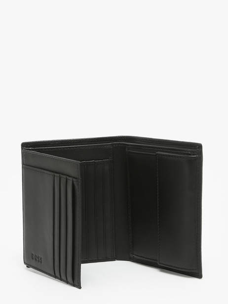 Portefeuille Leder Hugo boss Zwart grained HLO416A ander zicht 1