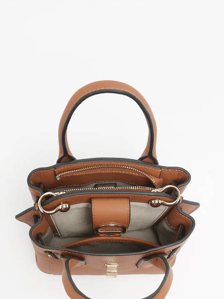 Cross Body Tas Xs Equestre Leder Etrier Bruin equestre EEQT142X ander zicht 3