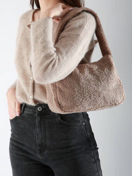 Cross Body Tas Fur Miniprix Bruin fur 3927 ander zicht 1