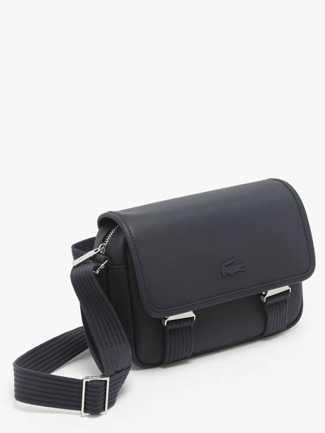 Cross Body Tas Lacoste Blauw men's classic NH4858HC ander zicht 2