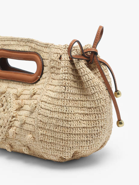 Cross Body Tas Raphia Raphia Gerard darel Beige raphia DBS08454 ander zicht 5
