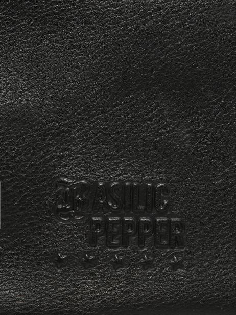 Handtassen Cargo Leder Basilic pepper Zwart cargo BCAR07 ander zicht 5