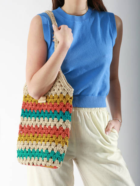 Schoudertas Strelitzia Woomen Veelkleurig strelitzia WSTR01 ander zicht 1