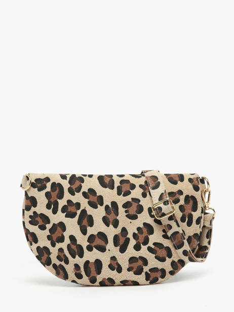 Heuptasje Velvet Leopardo Leder Milano Beige velvet leopardo VL24091 ander zicht 4