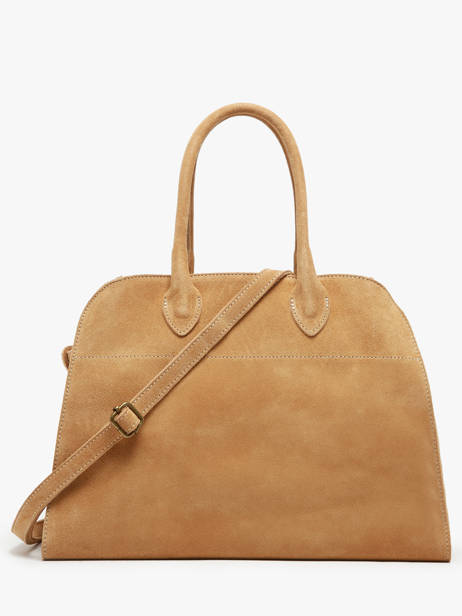 Schoudertas Velvet Leder Milano Bruin velvet VE24118 ander zicht 4