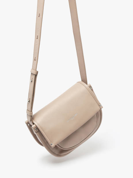 Cross Body Tas Soft Selma Leder Lancaster Beige soft selma 1 ander zicht 2