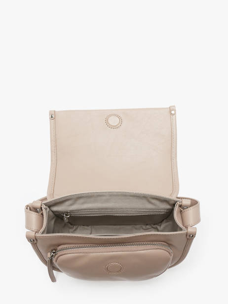 Cross Body Tas Soft Selma Leder Lancaster Beige soft selma 1 ander zicht 3