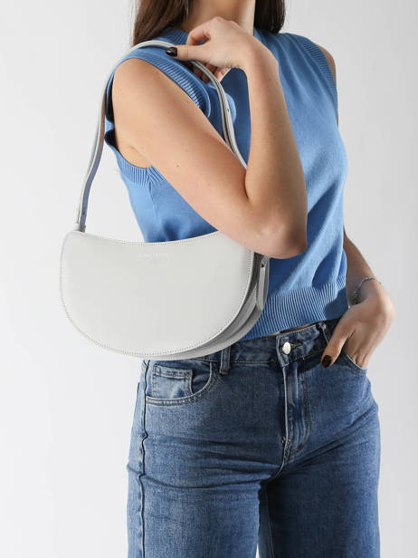 Cross Body Tas Suave Lune Leder Lancaster Grijs suave lune 33 ander zicht 1