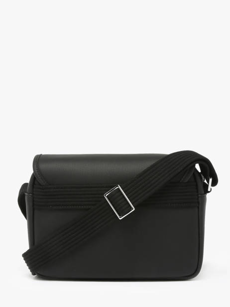 Cross Body Tas Lacoste Zwart men's classic NH4858HC ander zicht 4