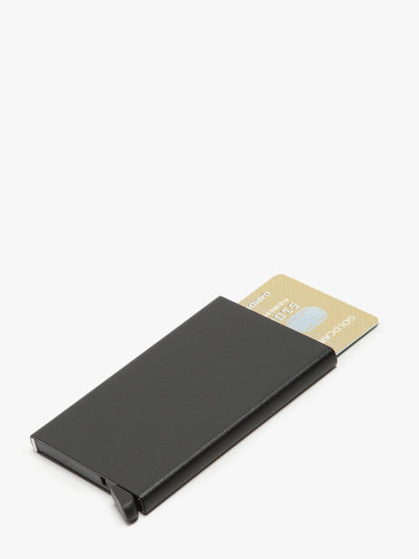 Kaarthouder Leder Secrid Zwart powder CP ander zicht 1