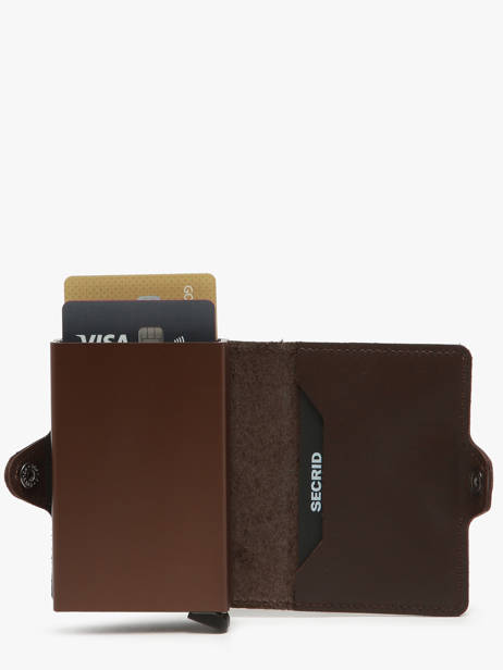 Kaarthouder Twin Original 2 Compartimenten Leder Secrid Bruin original TO ander zicht 1