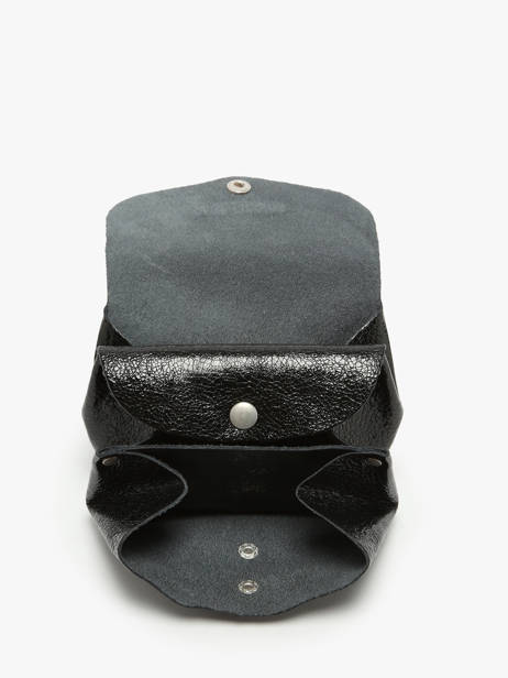 Portemonnee Le Gustave Eclipse Leder Paul marius Zwart eclipse GUSTMECL ander zicht 1