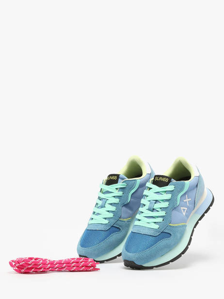 Sneakers Ally Color Explosion Sun68 Blauw women Z35204 ander zicht 3
