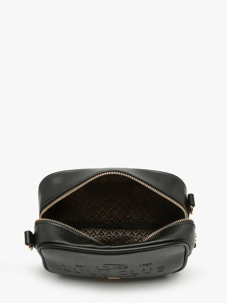 Cross Body Tas Logo Lulu castagnette Zwart logo YZERNAY ander zicht 3