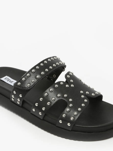 Slippers Missile Uit Leder Steve madden Zwart women 11003772 ander zicht 2