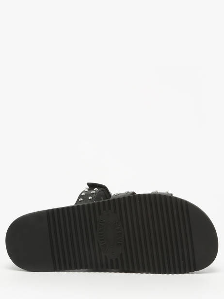 Slippers Missile Uit Leder Steve madden Zwart women 11003772 ander zicht 4