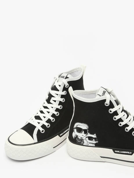 Sneakers Kampus Max Ii Twin Karl lagerfeld Zwart women KL60654T ander zicht 3