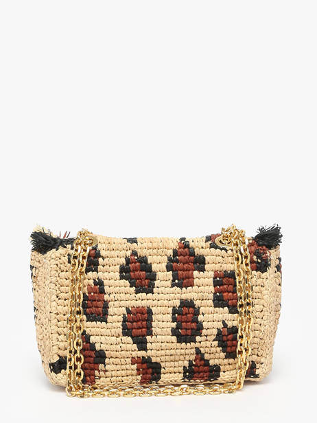 Cross Body Tas Raphia Gerard darel Beige raphia DBS87468 ander zicht 4