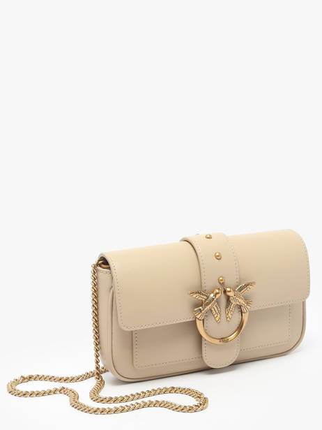 Cross Body Tas Love Bag Icon Leder Pinko Beige love bag icon A0F1 ander zicht 2