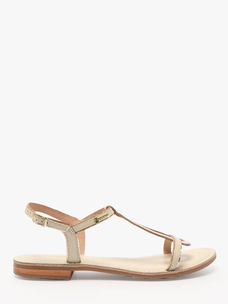 Open Sandalen Hamatrio Uit Leder Les tropeziennes Beige women HAMATRIO