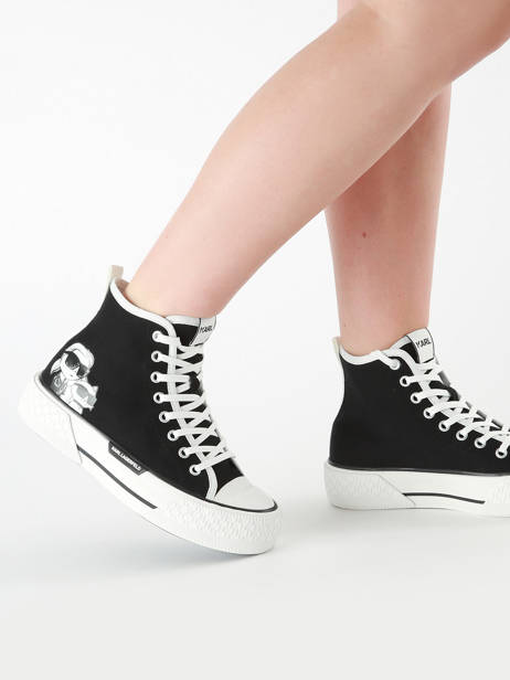 Sneakers Kampus Max Ii Twin Karl lagerfeld Zwart women KL60654T ander zicht 1