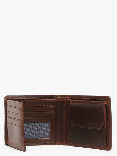 Chequehouder Met Portemonnee Leder Maverick Bruin the original MAVTO003 ander zicht 1