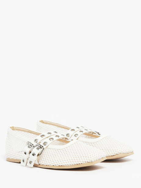 Ballerinas Colors of california Wit women CPATTY07 ander zicht 2