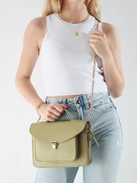 Cross Body Tas La Suite Leder Paul marius Groen la suite GEOR2SUI ander zicht 1