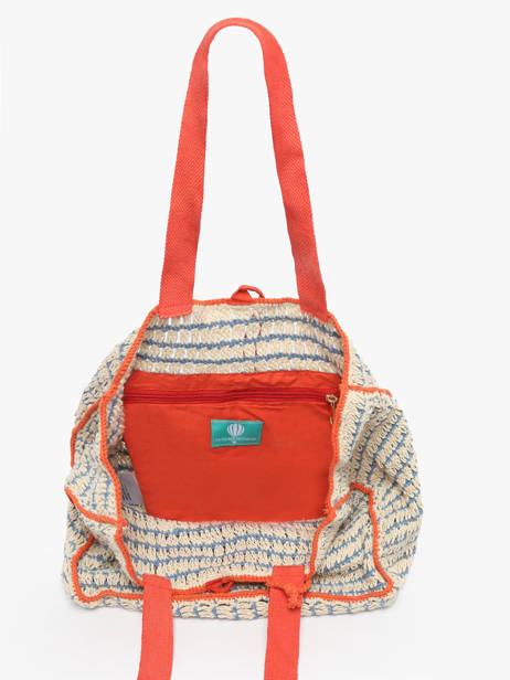 Schoudertas Over The Rainbow Katoen Le voyage en panier Blauw over the rainbow PM870 ander zicht 3