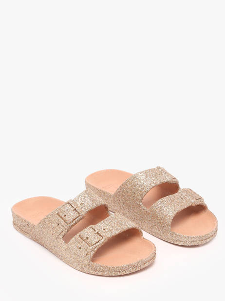 Slippers Transoco Cacatoes Beige women TRANCOSO ander zicht 1