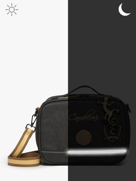 Lunchtas Cameleon Grijs vintage urban BL24 ander zicht 6