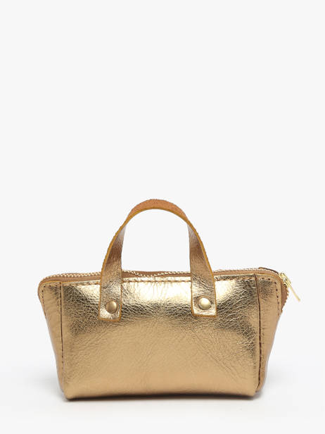 Portemonnee Mon Premier Leder Paul marius Goud vintage PREMIER ander zicht 2