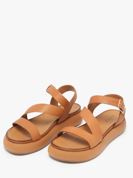 Sandalen Uit Leder Inuovo Groen accessoires A96001 ander zicht 1