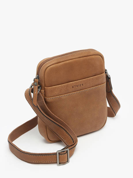 Cross Body Tas Spider Leder Etrier Bruin spider ESPI704S ander zicht 2