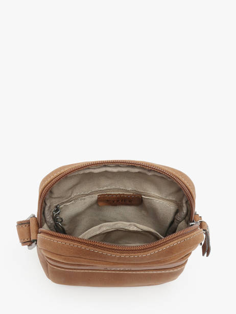 Cross Body Tas Spider Leder Etrier Bruin spider ESPI704S ander zicht 3