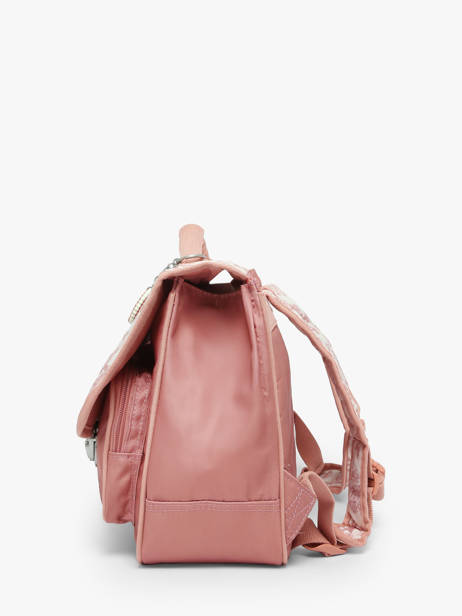 Boekentas Tann's Roze tann's x tartine et choco 334213 ander zicht 2