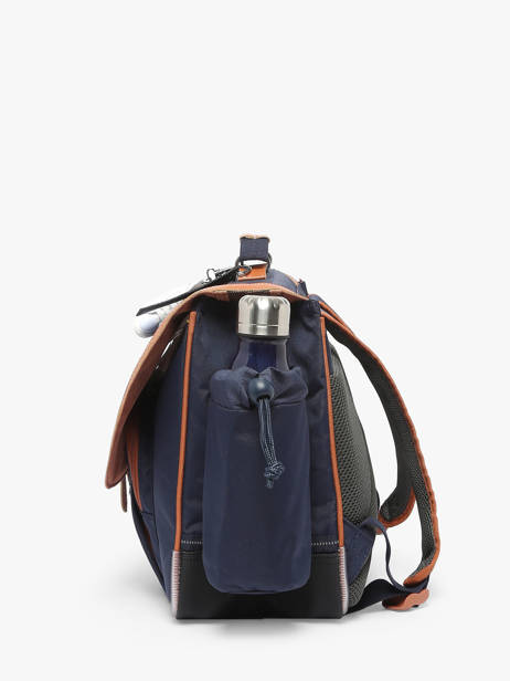 Boekentas 2 Compartimenten Tann's Blauw les fantaisies g 33111 ander zicht 2